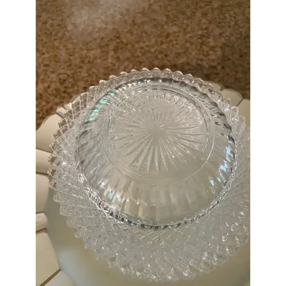 Vintage Anchor Hocking Miss America Diamond pattern Cereal bowl